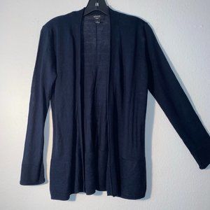 Blue cardigan
